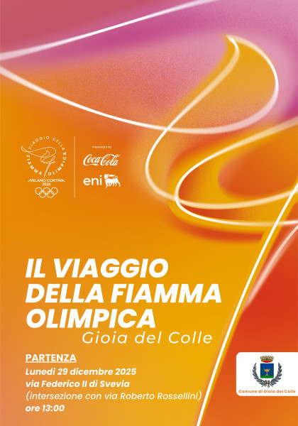 Fiamma Olimpica dei Giochi Invernali di Milano Cortina 2026