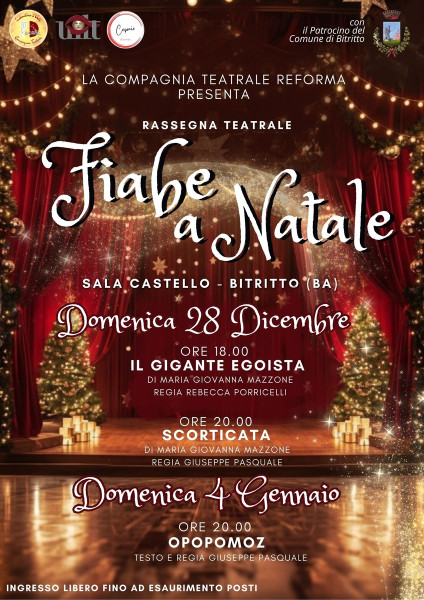 FIABE A NATALE Rassegna teatrale per famiglie