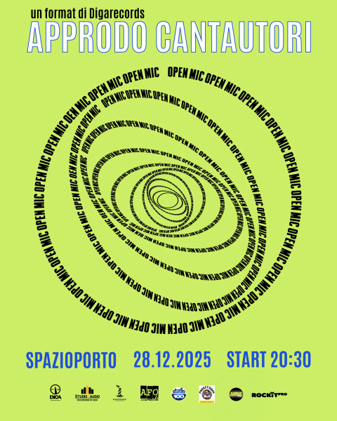 Approdo Cantautori torna il 28 Dicembre a SpazioPorto