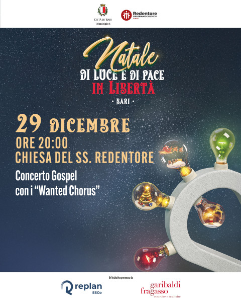 Concerto Gospel con i Wanted Chorus - Redentore, Bari
