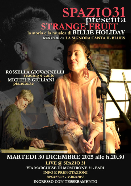 STRANGE FRUIT - la vita e la musica di Billie Holiday