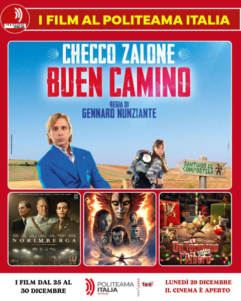 Buen Camino di Checco Zalone, Norimberga e Avatar 3