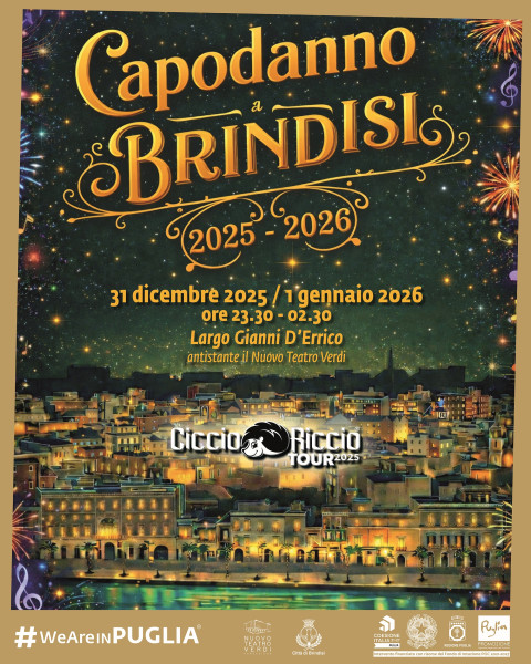 Notte di Capodanno in piazza con Ciccio Riccio