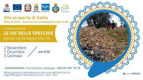 CICLOESCURSIONE  LA VIA DELLE SPECCHIE