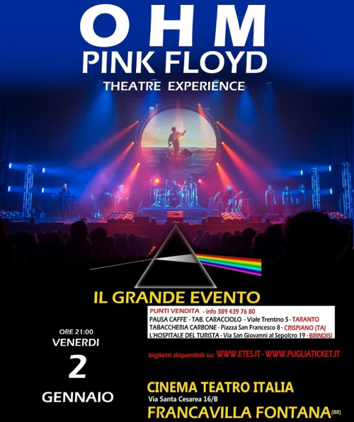 OHM PINK FLOYD SHOW - Il Grande Evento