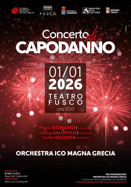 CONCERTO DI CAPODANNO Orchestra ICO della Magna Grecia