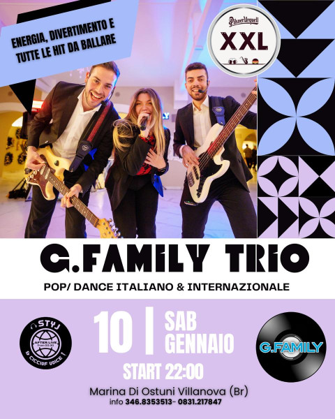 10 Gennaio  C.FAMILY TRIO LIVE