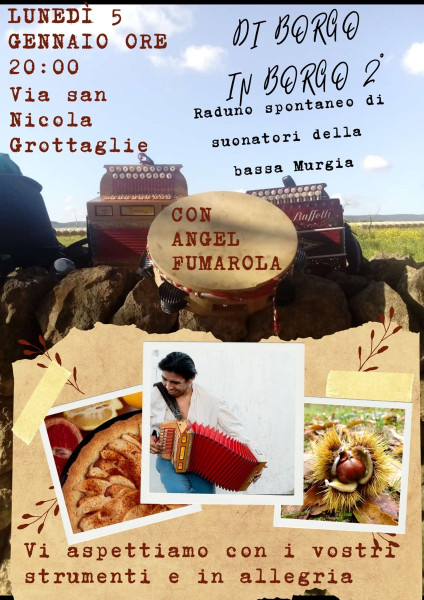 Pizzica e musica popolare con i suonatori della Bassa Murgia