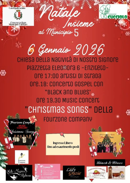 NATALE INSIEME 2025- MUSICHE NATALIZIE E CORO GOSPEL-