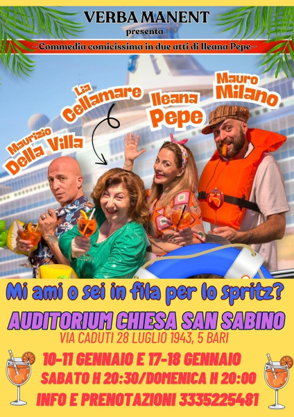 "Mi ami o sei in fila per lo spritz?"