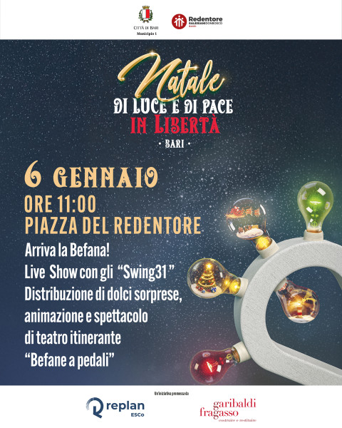 Arriva la Befana! Musica e spettacolo al Redentore