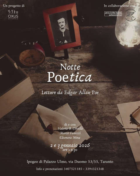 Notte Poetica - Letture da Edgar Allan Poe