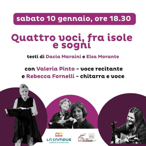 Quattro voci fra isole e sogni