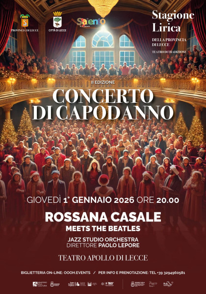 Concerto di Capodanno Rossana Casale meets The Beatles