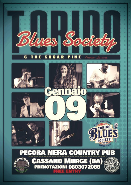 TORINO BLUES SOCIETY & THE SUGAR PINE in concerto