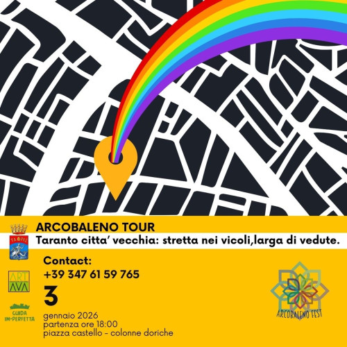 Arcobaleno TOUR - Taranto citta' vecchiastretta nei vicoli, larga di vedute