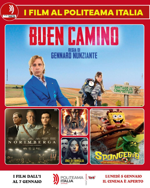 Buen Camino, Spongebob, Norimberga e altri film