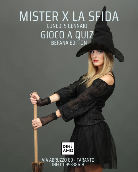 Aspettando la Befana con MisterX La Sfida - Gioco a Quiz Interattivo