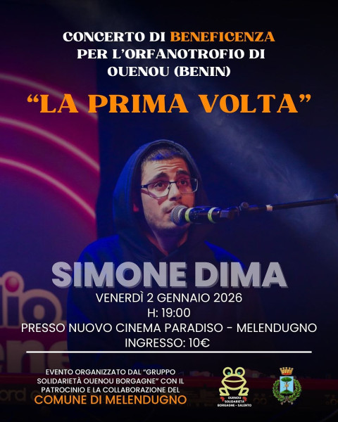 Un Concerto di Solidarietà per Ouenou: a Melendugno "La prima volta"