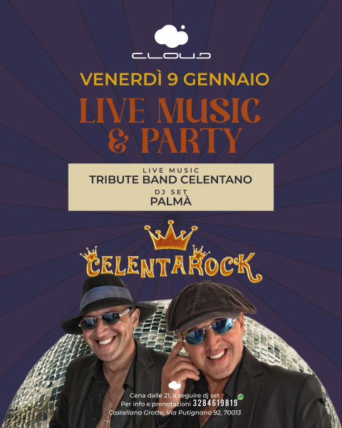 Celentarock -Tributo ad Adriano Celentano live at Cloud