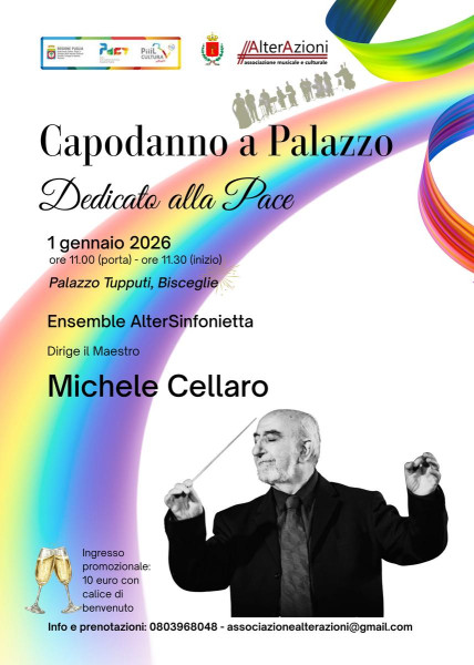Capodanno a Palazzo: Musica e Pace con Michele Cellaro