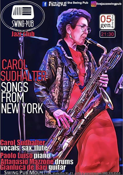 Live Jazz - Carol Sudhalter - Songs from New York
