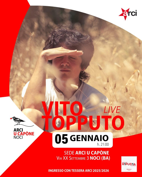 Vito Topputo live all'Arci U Capòne