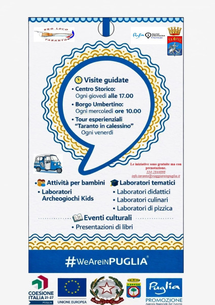 Taranto Experience Hub  Info-point tra Mare, Storia e Innovazione