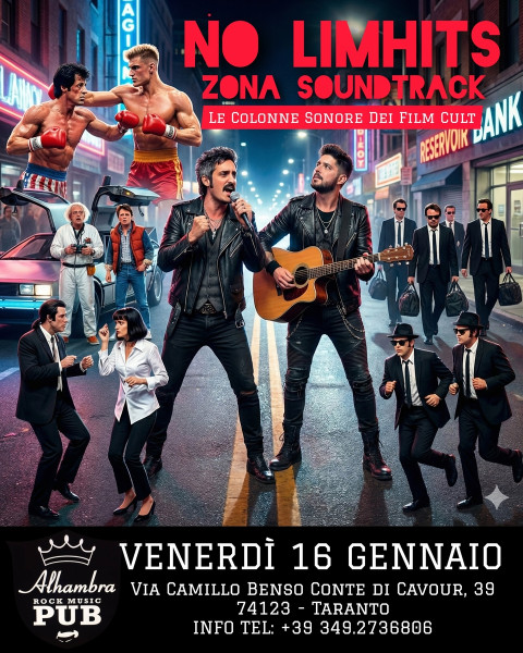 ZONA SOUNDTRACK NO LIMHITS LIVE DUO AT ALHAMBRA ROCK MUSIC PUB