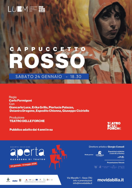 Rassegna Teatrale APERTA- spettacolo Cappuccetto Rosso