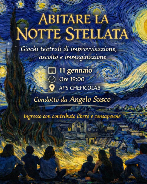 Abitare la notte stellata
