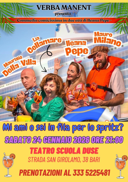 "Mi ami o sei in fila per lo spritz?"