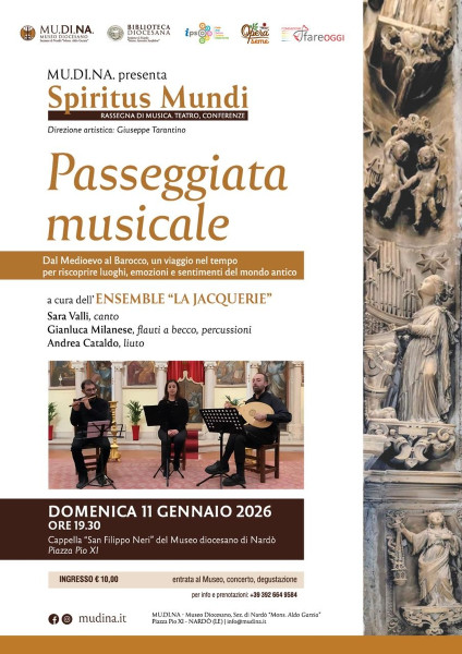 Nardò " Passeggiata Musicale " tra Medioevo e Barocco.