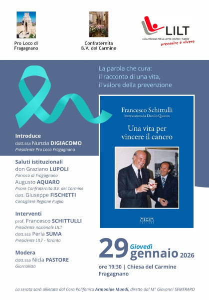 La parola che cura:il racconto di una vita,il valore della prevenzione
