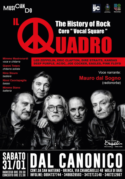 Il Quadro "The history of Rock"