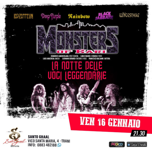 'La notte delle Voci Leggendarie' live a Trani