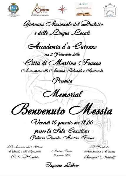 Accademia della Cutizza - Ricordo di Benvenuto Messia