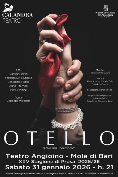 " Otello" da W. Shakespeare Comp. teatrale Calandra regia G. Miggiano