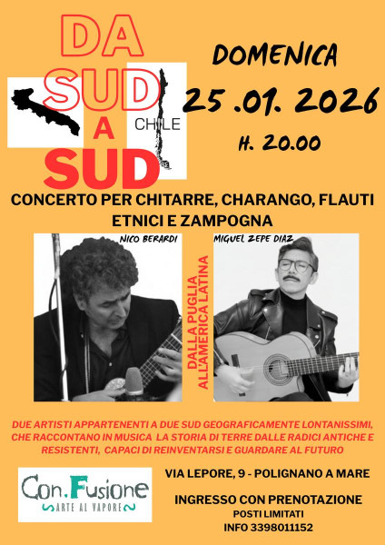 DA SUD A SUD - dalla Puglia all'America Latina