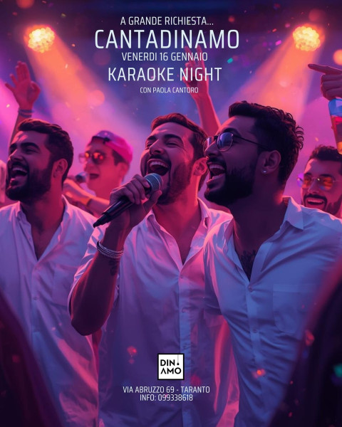 CantaDinamo - Karaoke Night con Paola Cantoro