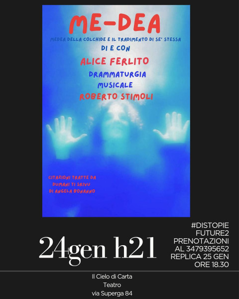 Me Dea : spettacolo teatrale con musica dal vivo