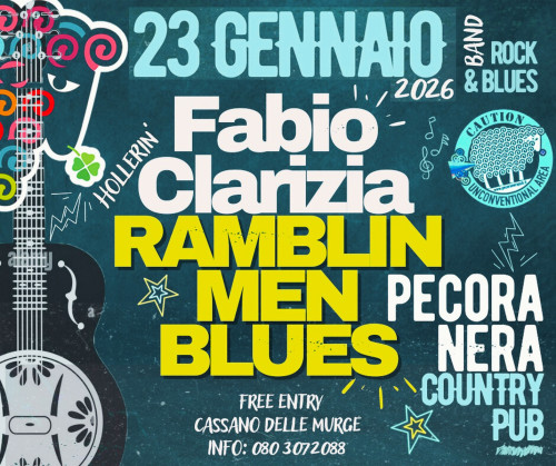 FABIO HOLLERIN' & RAMBLIN MEN BLUES in concerto