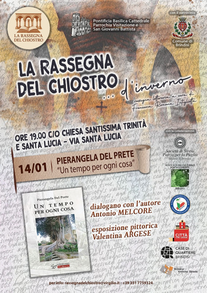 La Rassegna del Chiostro d'inverno. 14 gennaio, Pierangela Del Prete.