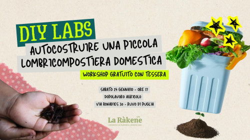 DIY LABS - Autocostruire una piccola lombricompostiera domestica