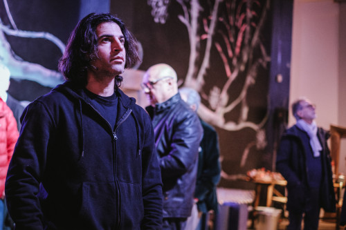 SOPRASOTTO  Mostra d’Arte Contemporanea a Cantina Moros con Rito del Simposio