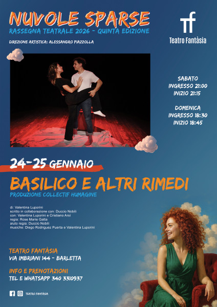 "Basilico e altri rimedi" - Spettacolo teatrale