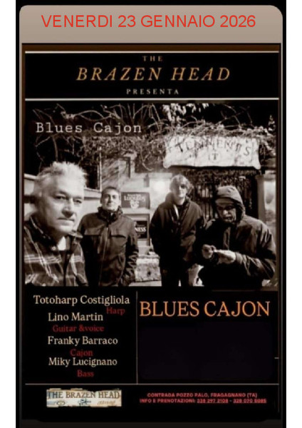IL BLUES DELLE ORIGINI CON I BLUES CAJON
