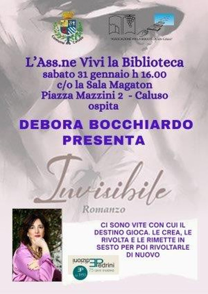 La biblioteca di Caluso presenta "Invisibile"
