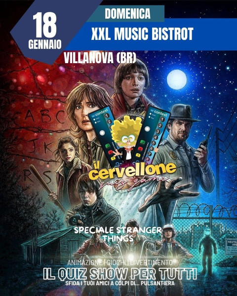 DOMENICA 18 GENNAIO  IL CERVELLONE QUIZ GAME