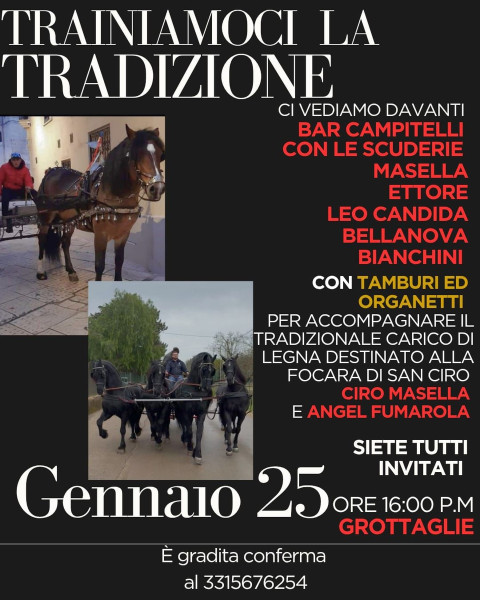 Pizzica e musica popolare al raduno di suonatori folk per la sfilata dei traini di San Ciro